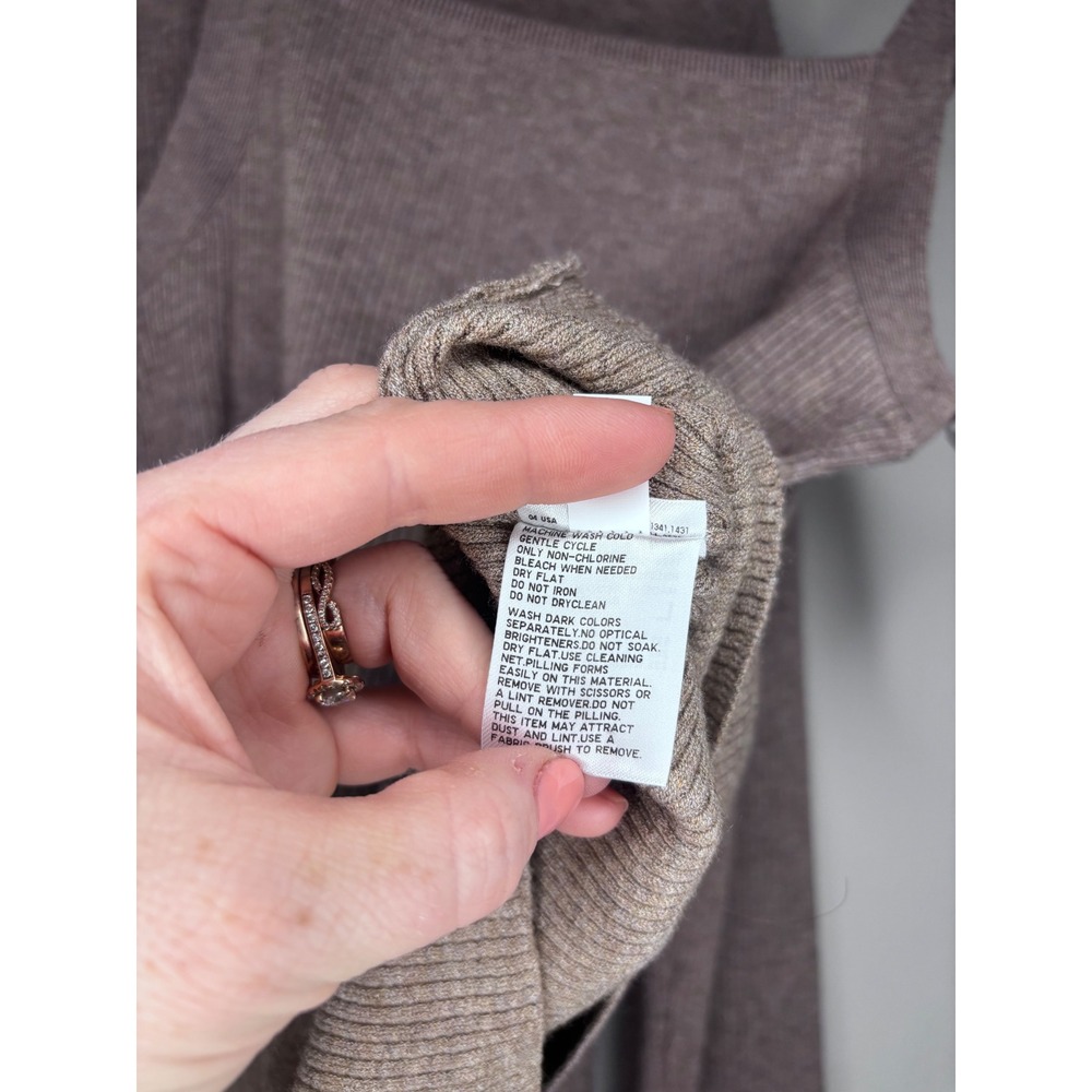 Uniqlo Ribbed Set Minimal Capsule Everyday Neutral Size M L NWT - Picture 8 of 9